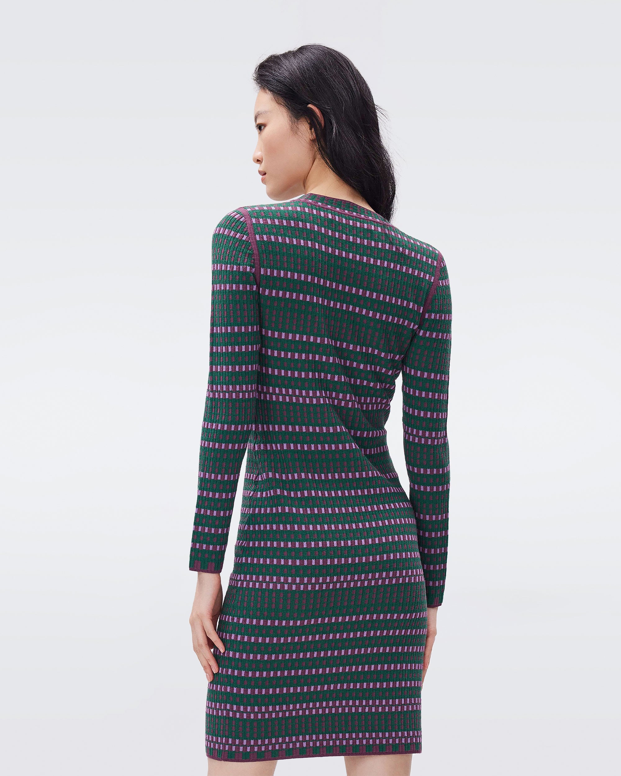 Harry Knit Jacquard Dress – Diane von Furstenberg UK