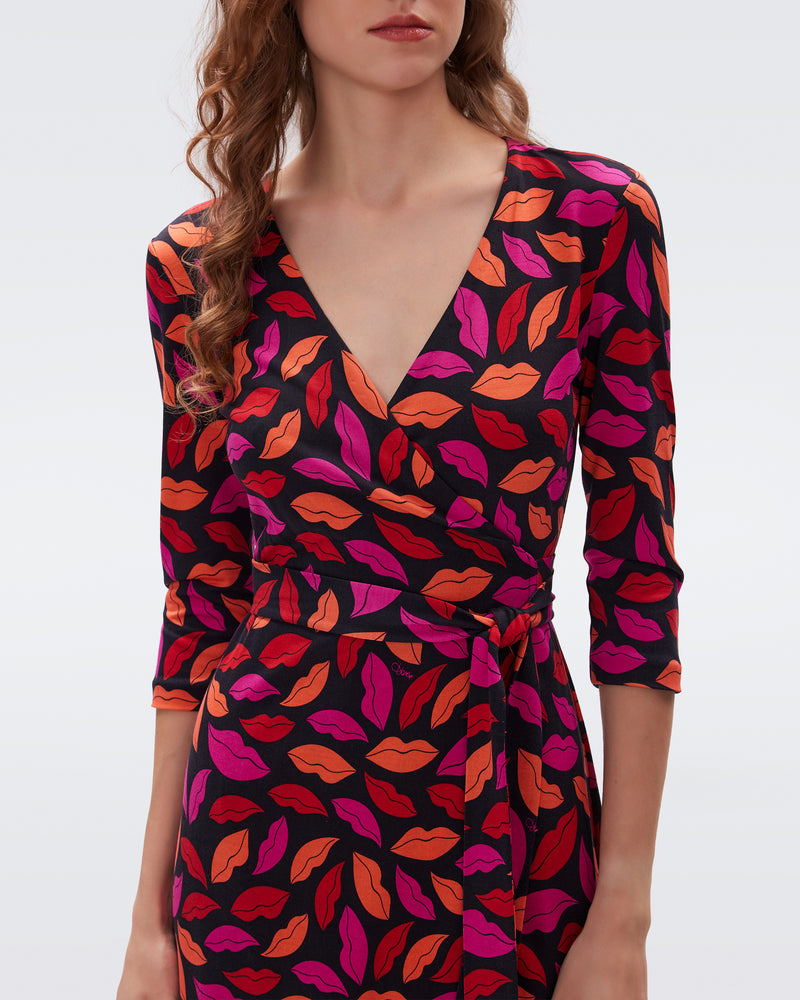 Dvf silk jersey wrap dress best sale