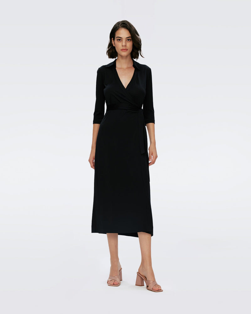 Dvf black dress hotsell