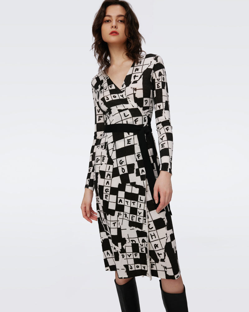 Luella Wool Wrap Dress